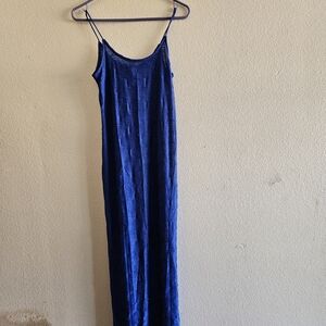 Divided Royal Blue Maxi Dress